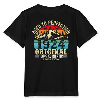 Aged to perfection 1924 Original - Stanley/Stella MINI CREATOR Kids’ T-Shirt - black - Front - Mikhail (115cm)