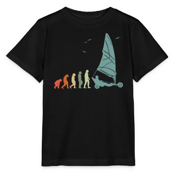 Beach Sailing Windracer Land Sailers Land Sailors - Stanley/Stella MINI CREATOR Kids’ T-Shirt - black - Front - Mikhail (115cm)