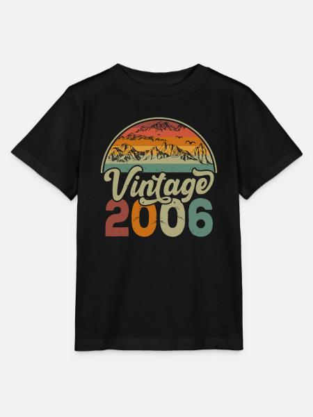 Jahrgang 2006 - Stanley/Stella Kinder T-Shirt MINI CREATOR - Schwarz