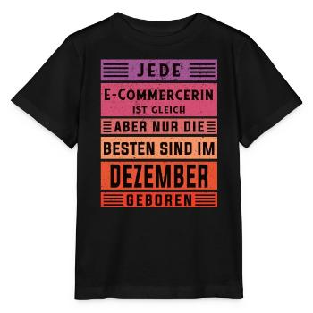 Online-Händler Geburtstag Dezember geboren - Stanley/Stella Kinder T-Shirt MINI CREATOR  - Schwarz - Vorne - Mikhail (115cm)