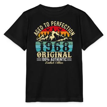 Aged to perfection 1968 original - Stanley/Stella MINI CREATOR Kids’ T-Shirt - black - Front - Mikhail (115cm)