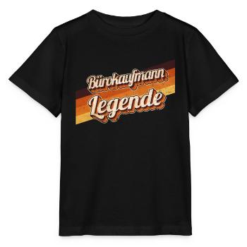 Angestellter Geburtstag als Legende geboren - Stanley/Stella Kinder T-Shirt MINI CREATOR  - Schwarz - Vorne - Mikhail (115cm)
