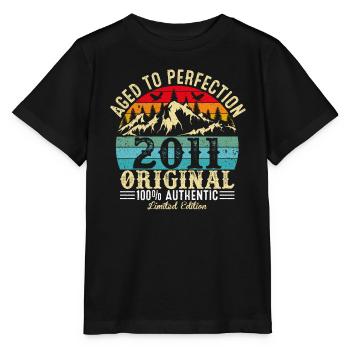 Aged to perfection 2011 Original - Stanley/Stella MINI CREATOR Kids’ T-Shirt - black - Front - Mikhail (115cm)