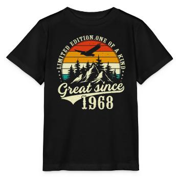 One of a kind since 1968 - Stanley/Stella MINI CREATOR Kids’ T-Shirt - black - Front - Mikhail (115cm)