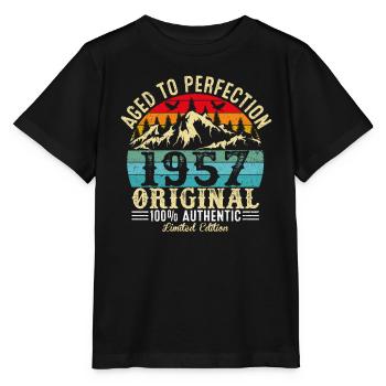 Aged to perfection 1957 original - Stanley/Stella MINI CREATOR Kids’ T-Shirt - black - Front - Mikhail (115cm)