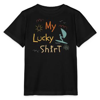 Planche à voile planche de surf Planche à voile Vintage - T-shirt bio MINI CREATOR Stanley/Stella Enfant - noir - Devant - Mikhail (115cm)