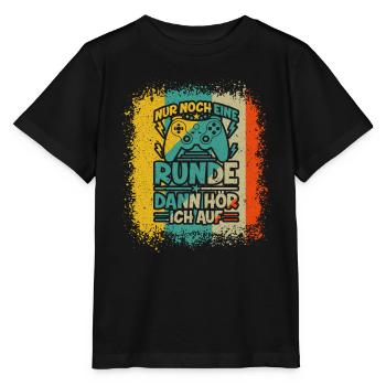 Nur Noch Eine Runde Dann Hör Ich Auf - Stanley/Stella Kinder T-Shirt MINI CREATOR  - Schwarz - Vorne - Mikhail (115cm)