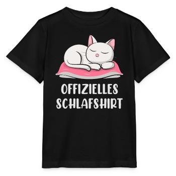 Offizielles Schlafshirt - Stanley/Stella Kinder T-Shirt MINI CREATOR  - Schwarz - Vorne - Mikhail (115cm)