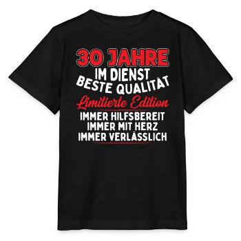 30 Jahre Im Dienst - Stanley/Stella Kinder T-Shirt MINI CREATOR  - Schwarz - Vorne - Mikhail (115cm)