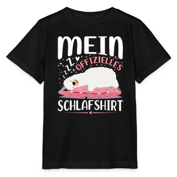 Mein Offizielles Schlafshirt - Stanley/Stella Kinder T-Shirt MINI CREATOR  - Schwarz - Vorne - Mikhail (115cm)