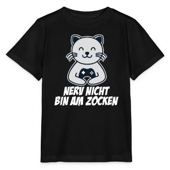 Nerv Nicht Bin Am Zocken - Stanley/Stella Kinder T-Shirt MINI CREATOR  - Schwarz - Vorne - Mikhail (115cm)