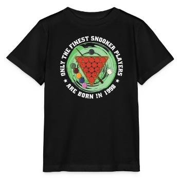 Snooker-Spieler Snooker Jahrgang 1998 Geburtstag - Stanley/Stella Kinder T-Shirt MINI CREATOR  - Schwarz - Vorne - Mikhail (115cm)