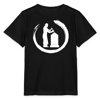 Sculpteurs Artisans Sculpteurs sur pierre Pierre - T-shirt bio MINI CREATOR Stanley/Stella Enfant - noir - Devant - Mikhail (115cm)