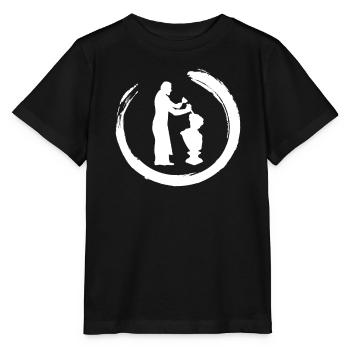 Tailleur de pierre Artisans Sculpteurs sur pierre Sculpteurs - T-shirt bio MINI CREATOR Stanley/Stella Enfant - noir - Devant - Mikhail (115cm)