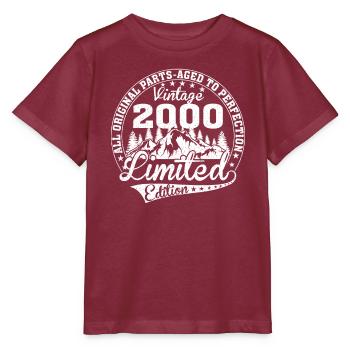 Created 2000 - Stanley/Stella Kinder T-Shirt MINI CREATOR  - Burgunderrot - Vorne - Kain (125cm)