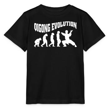 Qi-Gong Chigong Meditation Thai-Chi Evolution - Stanley/Stella MINI CREATOR Kids’ T-Shirt - black - Front - Mikhail (115cm)