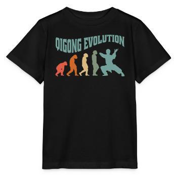 Qi-Gong Chigong Meditation Thai-Chi Evolution - Stanley/Stella MINI CREATOR Kids’ T-Shirt - black - Front - Mikhail (115cm)