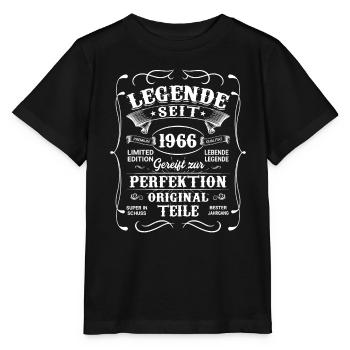 Generation 1966 - Stanley/Stella Kinder T-Shirt MINI CREATOR  - Schwarz - Vorne - Mikhail (115cm)