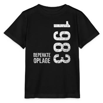 Edition limitée réalisée en 1983 - T-shirt bio MINI CREATOR Stanley/Stella Enfant - noir - Devant - Mikhail (115cm)