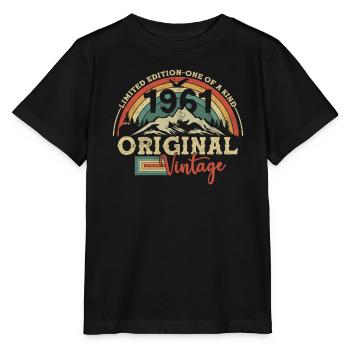 Birthday surprise 1961 - Stanley/Stella MINI CREATOR Kids’ T-Shirt - black - Front - Mikhail (115cm)