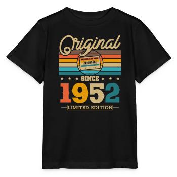Vintage 1952 Cadeau d’anniversaire - T-shirt bio MINI CREATOR Stanley/Stella Enfant - noir - Devant - Mikhail (115cm)