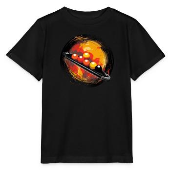Snooker game Snooker table Snooker balls vintage - Stanley/Stella MINI CREATOR Kids’ T-Shirt - black - Front - Mikhail (115cm)