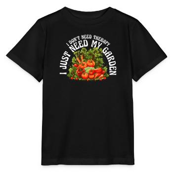 Gardener, garden plant, hobby gardener, florist - Stanley/Stella MINI CREATOR Kids’ T-Shirt - black - Front - Mikhail (115cm)