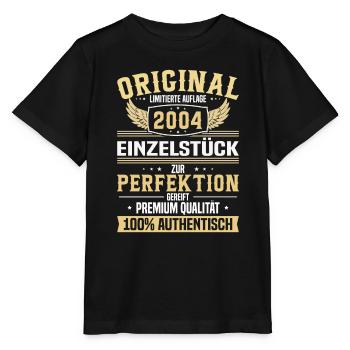Einzigartiges 2004 Geburtstagsgeschenk - Stanley/Stella Kinder T-Shirt MINI CREATOR  - Schwarz - Vorne - Mikhail (115cm)