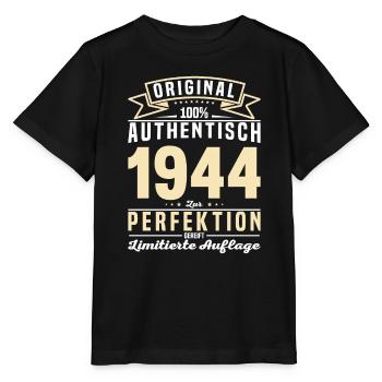 1944 Geburtstagsüberraschung - Stanley/Stella Kinder T-Shirt MINI CREATOR  - Schwarz - Vorne - Mikhail (115cm)