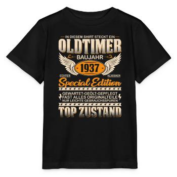 Klassiker von 1937 – Zeitlos und Einzigartig - Stanley/Stella Kinder T-Shirt MINI CREATOR  - Schwarz - Vorne - Mikhail (115cm)