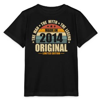 Born 2014 Legend - Stanley/Stella MINI CREATOR Kids’ T-Shirt - black - Front - Mikhail (115cm)
