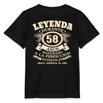 Legend 58th Birthday: Vintage 1964 Gift! - Stanley/Stella MINI CREATOR Kids’ T-Shirt - black - Front - Mikhail (115cm)