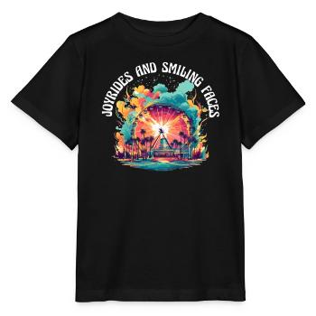 Foire du parc d’attractions, fête foraine, fête du village - T-shirt bio MINI CREATOR Stanley/Stella Enfant - noir - Devant - Mikhail (115cm)