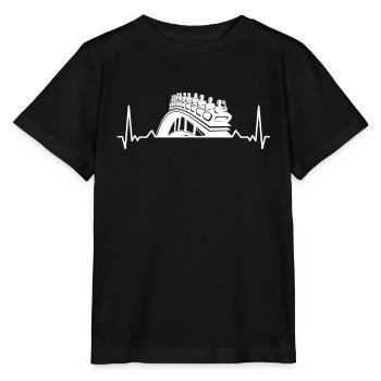 Amusement Park, Fair, Fairground, Funfair - Stanley/Stella MINI CREATOR Kids’ T-Shirt - black - Front - Mikhail (115cm)