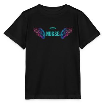 Krankenpflegerin Gesundheits- Pflegekraft - Stanley/Stella Kinder T-Shirt MINI CREATOR  - Schwarz - Vorne - Mikhail (115cm)