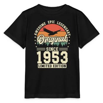 1953: Timeless Elegance - Stanley/Stella MINI CREATOR Kids’ T-Shirt - black - Front - Mikhail (115cm)