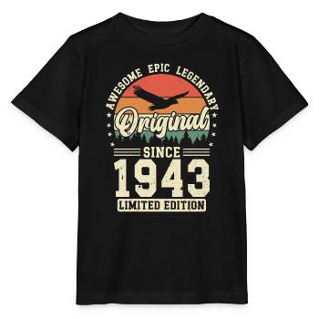 1943 : Intemporellement légendaire - T-shirt bio MINI CREATOR Stanley/Stella Enfant - noir - Devant - Mikhail (115cm)