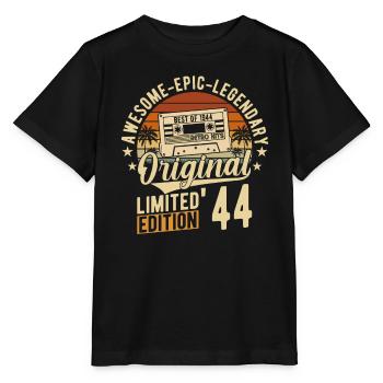 80e anniversaire 1944 - T-shirt bio MINI CREATOR Stanley/Stella Enfant - noir - Devant - Mikhail (115cm)