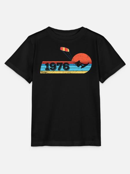 Compleanno Kitesurf Nato nel 1976 - Maglietta per bambini MINI CREATOR di Stanley/Stella - nero