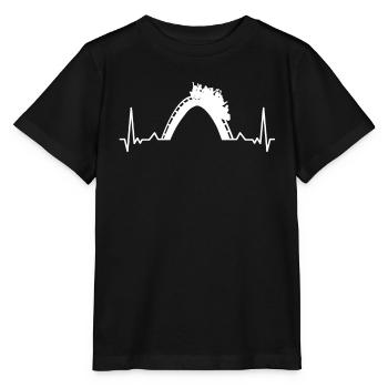 Freizeitparks Jahrmarkt Rummelplatz Kirmes - Stanley/Stella Kinder T-Shirt MINI CREATOR  - Schwarz - Vorne - Mikhail (115cm)