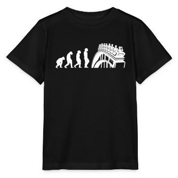 Parc D’attractions, Foire, Fête foraine, Fête foraine - T-shirt bio MINI CREATOR Stanley/Stella Enfant - noir - Devant - Mikhail (115cm)