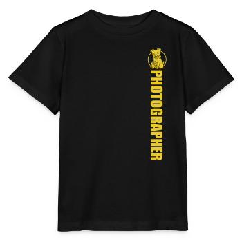 Landscape Photographer, Nature Photographer, Animal Photographer - Stanley/Stella MINI CREATOR Kids’ T-Shirt - black - Front - Mikhail (115cm)