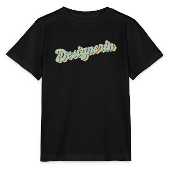 Illustrator Abschluss-Geschenk Designerin - Stanley/Stella Kinder T-Shirt MINI CREATOR  - Schwarz - Vorne - Mikhail (115cm)