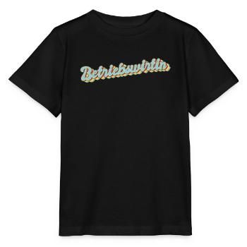 BWL Abschluss-Geschenk Betriebswirtin - Stanley/Stella Kinder T-Shirt MINI CREATOR  - Schwarz - Vorne - Mikhail (115cm)