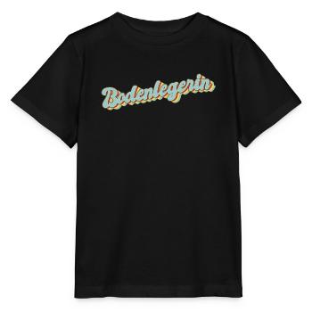 Parkett-Teppich Abschluss-Geschenk Bodenlegerin - Stanley/Stella Kinder T-Shirt MINI CREATOR  - Schwarz - Vorne - Mikhail (115cm)