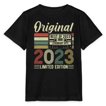 Millésime 2023 – Un millésime du siècle ! - T-shirt bio MINI CREATOR Stanley/Stella Enfant - noir - Devant - Mikhail (115cm)