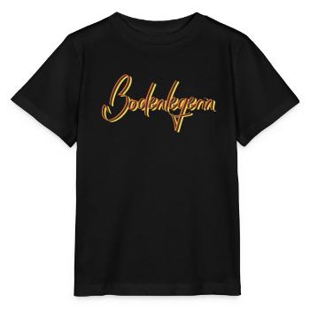 Parkett-Teppich Abschluss-Geschenk Bodenlegerin - Stanley/Stella Kinder T-Shirt MINI CREATOR  - Schwarz - Vorne - Mikhail (115cm)