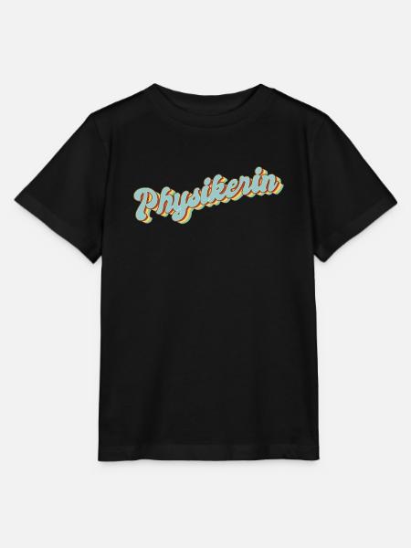 Physik Abschluss-Geschenk Physikerin - Stanley/Stella Kinder T-Shirt MINI CREATOR - Schwarz