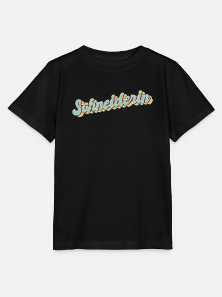 Schneidern Abschluss-Geschenk Textil-Schneiderin - Stanley/Stella Kinder T-Shirt MINI CREATOR - Schwarz