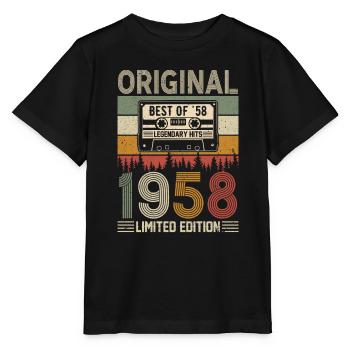 Born legends 1958 - Stanley/Stella MINI CREATOR Kids’ T-Shirt - black - Front - Mikhail (115cm)